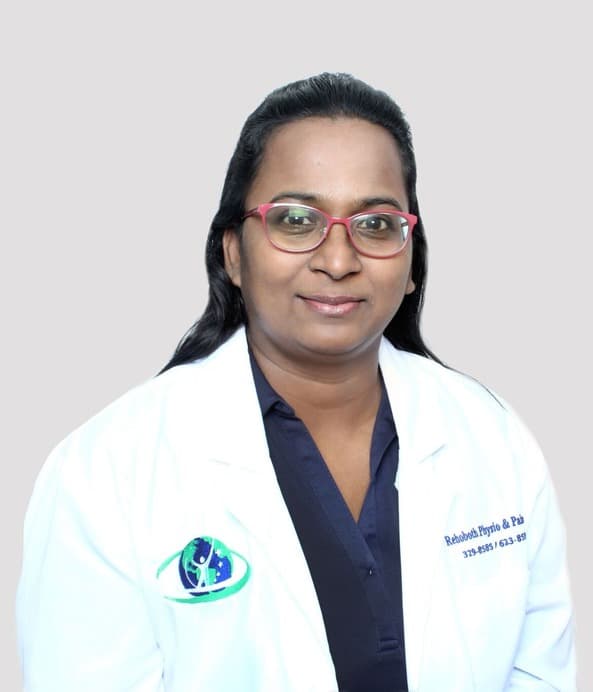 Dr. Mary, Chief Physiotherapist at Rehoboth Physio & Wellness